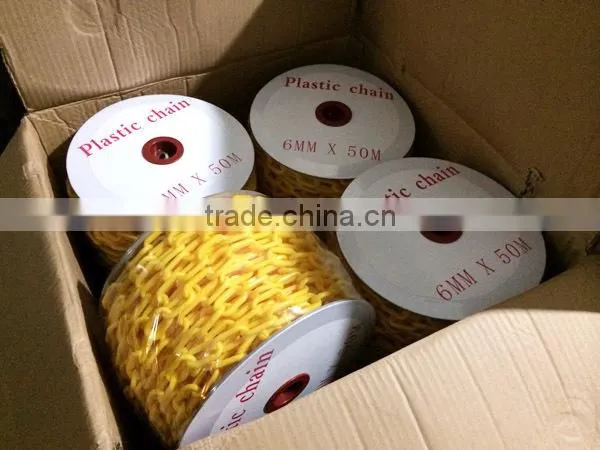 High Quality 6mm Yellow Plastic Roller Chain photo-5