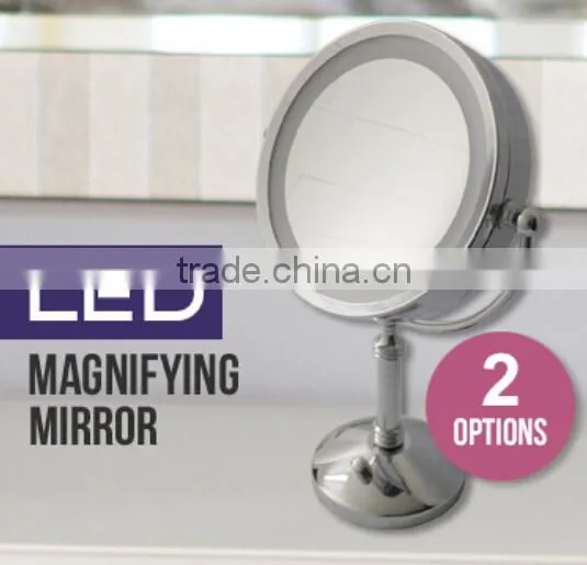 Double-Sided Makeup Mirror With LED Light , Double Led Mirror , Led Table Mirror photo-6