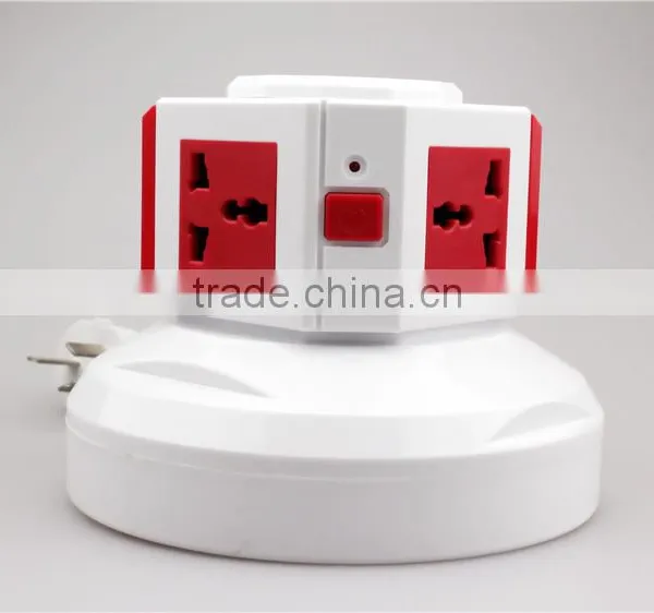 ME-S1 One Layer Vertical Rotary Floor Socket of Universal Socket Outlet With Switched Socket and 1 Meter Power Line photo-2