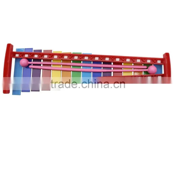 Kids Children Toddler Colorful 15 Note Glockenspiel Educational Musical Instrument Rhythm Band Toy Percussion photo-3