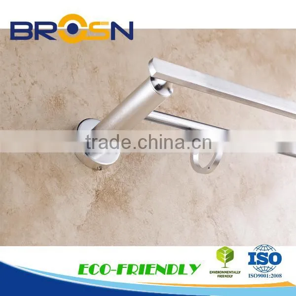 China Cheap Price Bathroom / Flexible/Double Bar Towel Shelf #17002