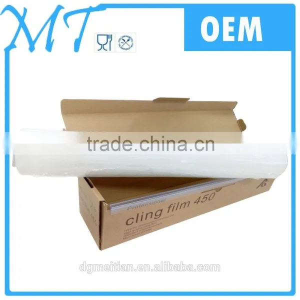 Spring Lldpe Wrapped Plastic Film Roll for Food