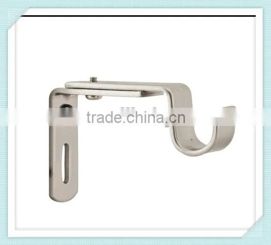 Extendable Metal Iron Curtain Rod Bracket For Window Decoration photo-4