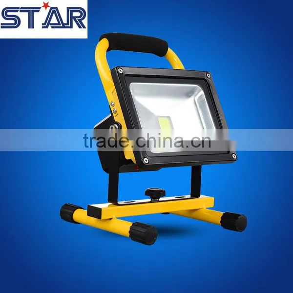 3 Years Warranty 20w High Brightness Portable Rechargeable Led Flood Light Hot Sale Factory Directly Price photo-2