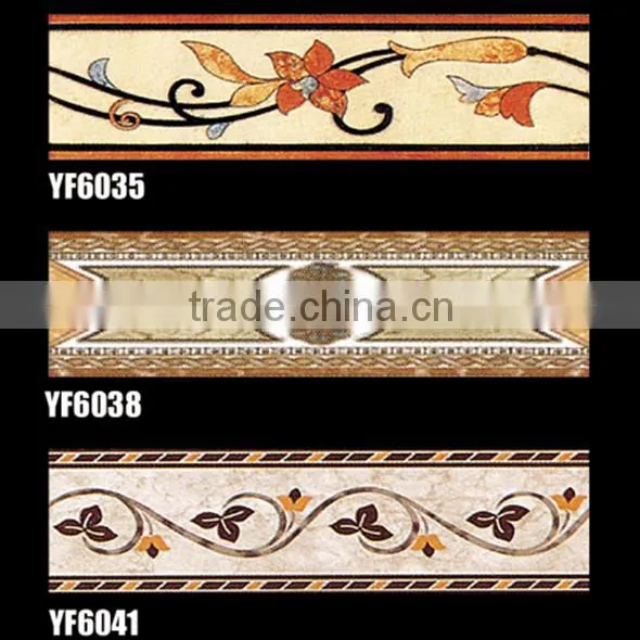 Minqing Glazed Ceramic Border Tiles 80x300mm photo-3