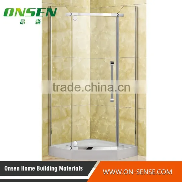 Modern Bathrooms Shower Cabin Hot Stainless Steel Shower Room With Tempered Glass photo-6