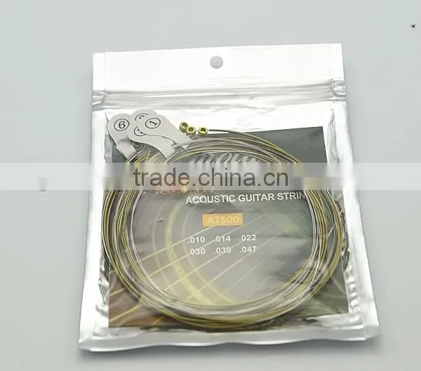 Amola Acoustic Guitar Strings AT500 AT600 AT700 For Acoustic Guitar Steel Brass Strings photo-4