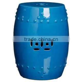 Blue Color Side Table Garden Furniture Home Decorative Items Metal Furniture