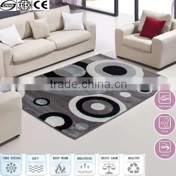 2016 Hot Sale Grey Circle Silk Shaggy Carpet Carpets Flooring Carpet Prices