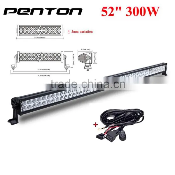 Penton Factory Price 300W 52 Inch Led Light Bar for SUV UTV ATU Trucks Offroad