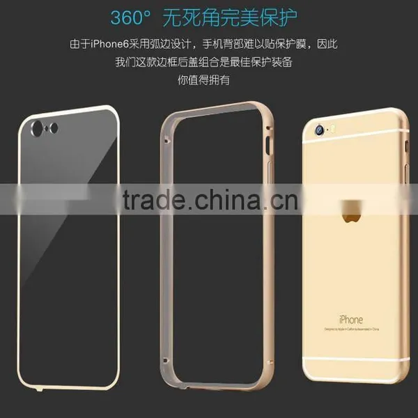 Clear Case Metal Aluminum Bumper Case Frame +Transparent Back Cover For IPhone 6/6S/6 Plus photo-2