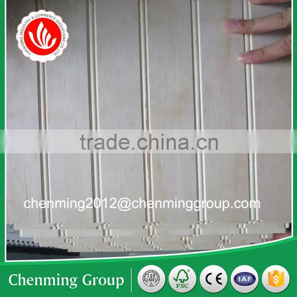 Decorative Pine Groove Plywood photo-6