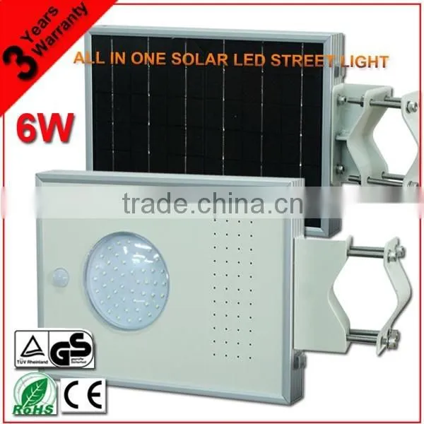 6W All In One Solar LED Street Light ( With Sensor ) photo-3