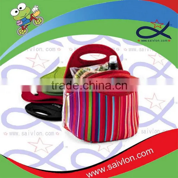 Wholesale Colorful Print Neoprene Insulated Lunch Tote Bag photo-3