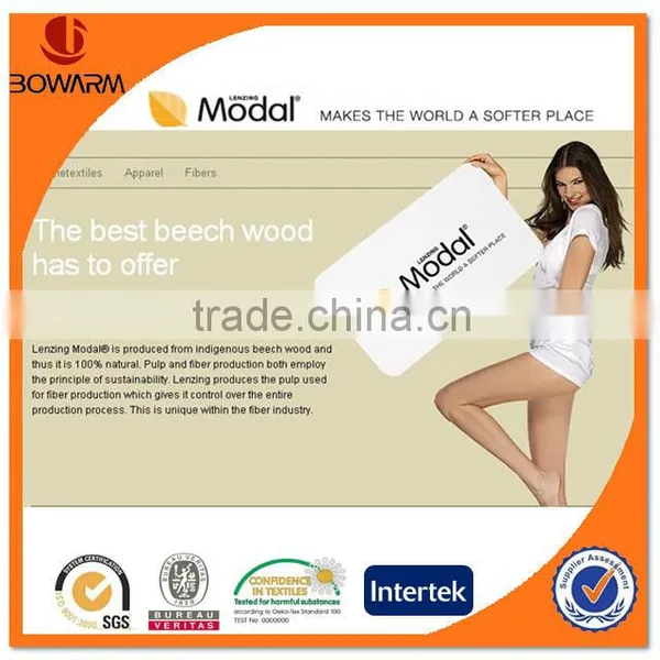 100% Lenzing Modal Knitted Jersey For Lady's Underwear photo-4