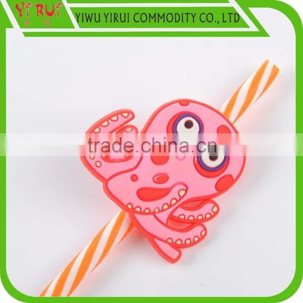 Funny Halobios Pattern pp Drinking Straws Spiral Drinking Straws photo-4