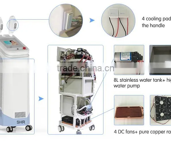 No Pain Shr Ipl Skin Rejuvenation Hair Shrink Trichopore Removal Ipl Shr Mashine Machine photo-3
