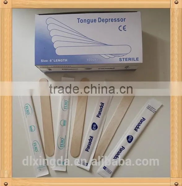 150*18*1.6mm Disposable Wooden Tongue Depressor photo-2