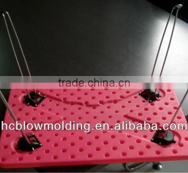 OEM Blow Molding Plastic Folding Table HDPE Folding Laptop Table Board Huizhou Factory photo-2