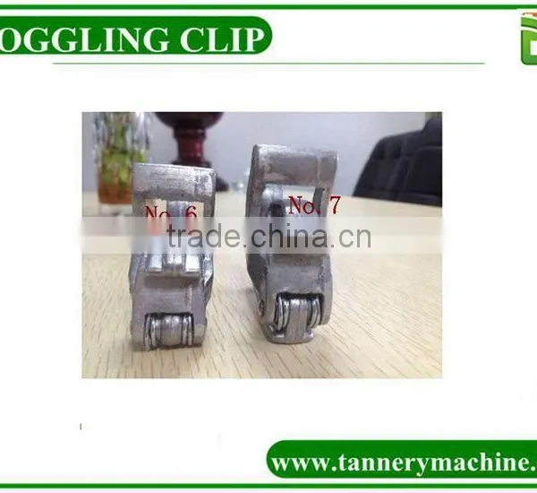 Casting Aluminum Leather Clip for Toggling Machine photo-2