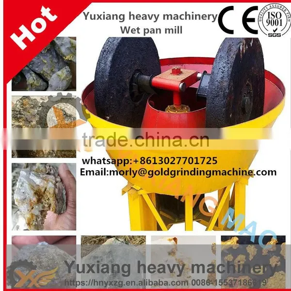 Simple Maintenance 1400 Gold Grinding Machine Wet Pan Mill Manufacturer photo-4
