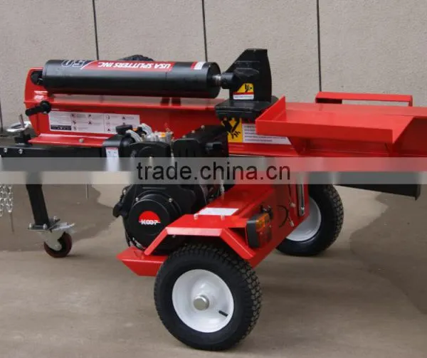 Red 50T Diesel Log Splitter, Wood Split Machine photo-2