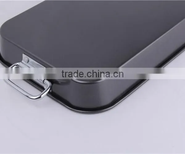 Turkey Carbon Steel Flat Bottom Adjustable Shallow Baking Pan photo-4