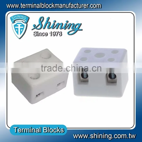 TC-202-A Thermocouple 600V 20A 2 Pin Ceramic Connector Block photo-4