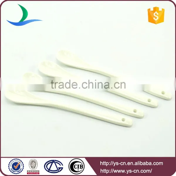 Eco-friendly Wholesale White Ceramic Spoons photo-2