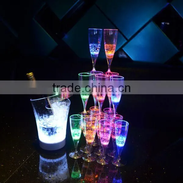 150ml LED Light Drinking Glass Led Glasses Party 6 Color Changing Liquid Glow Wine Cup photo-2