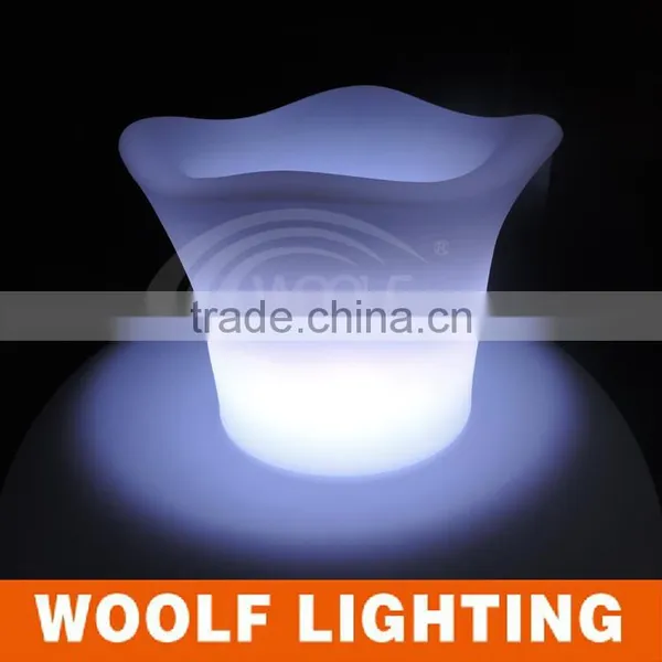 Garden Led Illuminating Plastic Flower Pot Color Changing photo-5