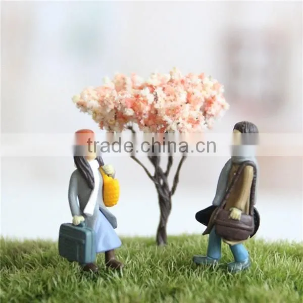 Moss Micro Landscape Ornaments Landscaping Plants Artificial Cherry Tree Crafts photo-2