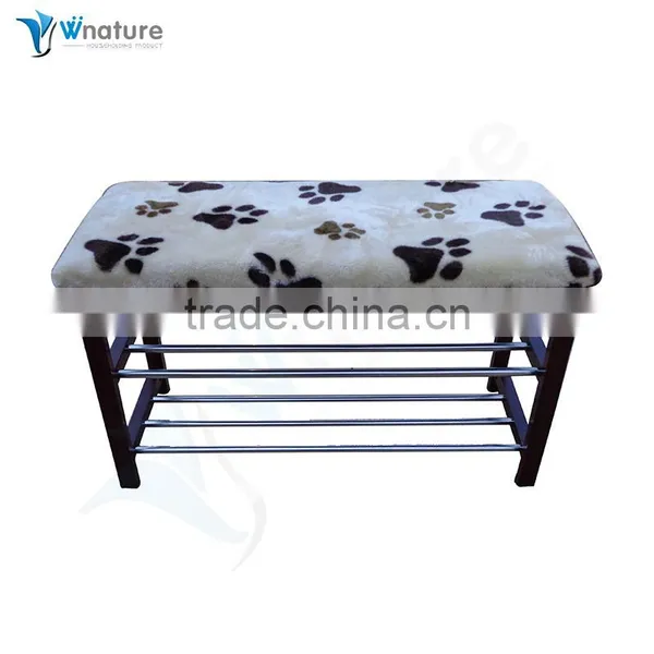 Wooden Shoe Rack Bench photo-4