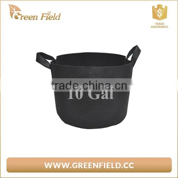 New 2017 Wholesale Felt Garden Grow Bags 10allon Felt Large Plant Pots photo-2