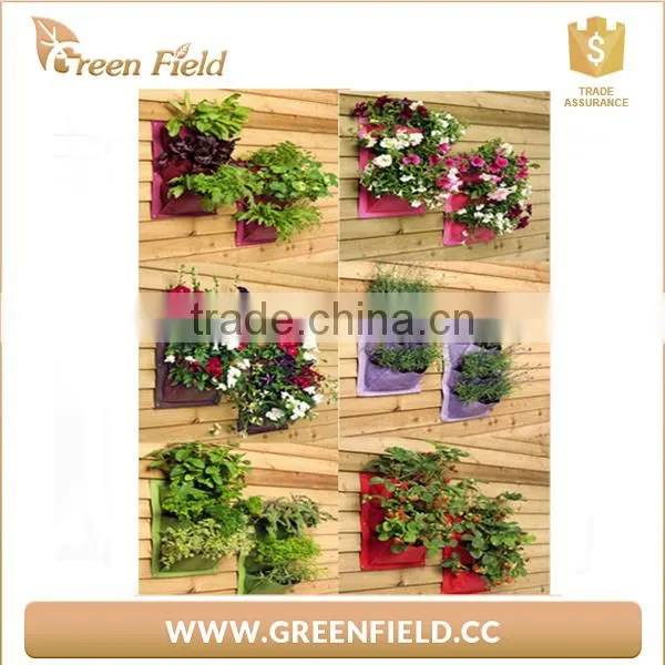 Fence Grow Bags Hanging Felt Planter Bags Living Wall Planter photo-2