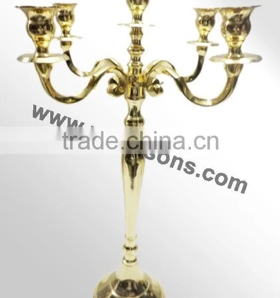 Wholesale Wedding Gold Plated Candelabra photo-3
