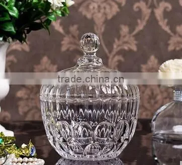 Modern Tableware Glass Fruit Plate High Quality Fruit Glass Bowl photo-2