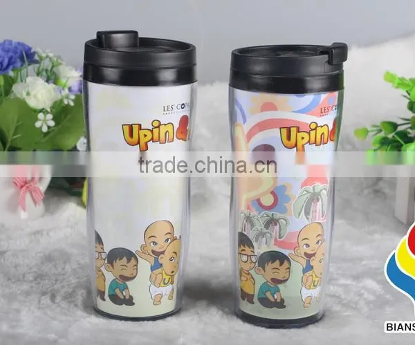 Customized Plastic Coffee Cups Mugs With Lid photo-3