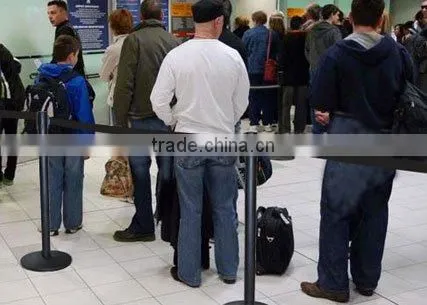 Retractable Belt Barrier Movable in Both Outdoor and Indoor photo-5