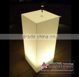 Light up Led Plastic Pedestal Event Table photo-3