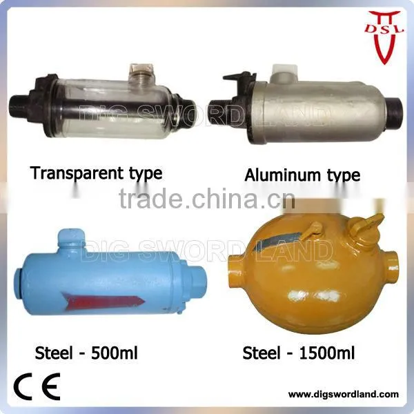 Durable Pneumatic Oil Lubricator 150/200/250/500/1500ml