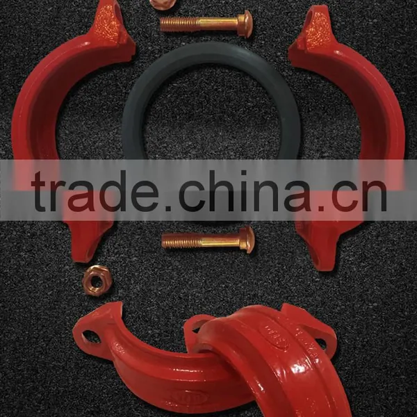 China Dn250 Flexible Coupling Ductile Iron Grooved Coupling photo-6