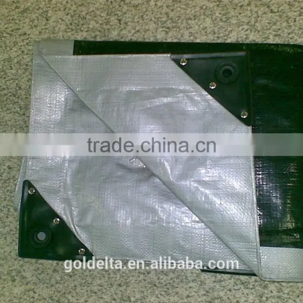 All Tarp pe Tarp Heavy Duty Tarp Water Proof Plastic Cover Dust Resistant Outdoor Cover Silver Black