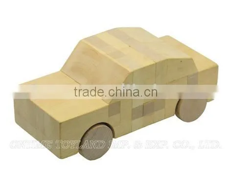 DIY Wooden Car,wooden Block for Kids,wooden Crafts