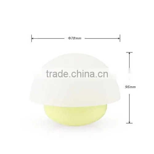 7 Color Touch Sensor Dimmable Lamp Yellow Tumbler Mushroom LED Kids Night Light photo-5