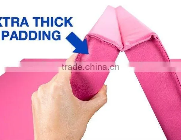 Pink Portable Cartwheel Exercise Tumbling Mat photo-6