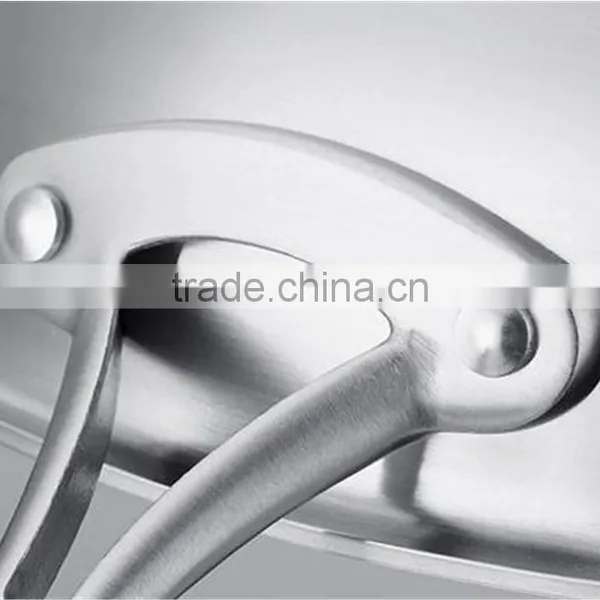 High Quality Highend Chinese Wok Round Bottom Composite Steel Wok photo-4