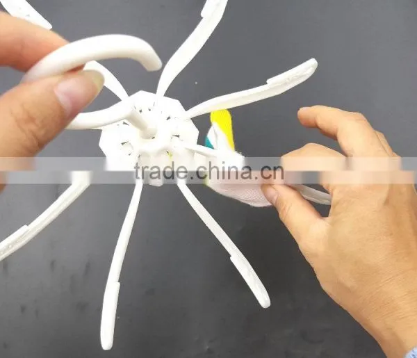 2017 Cheapest Than All ,hot Selling!! Plastic Sock Hangersock Drying Hangersock Dryer Hanger,8 Plastic Pegs, Only Hand Can Use photo-2