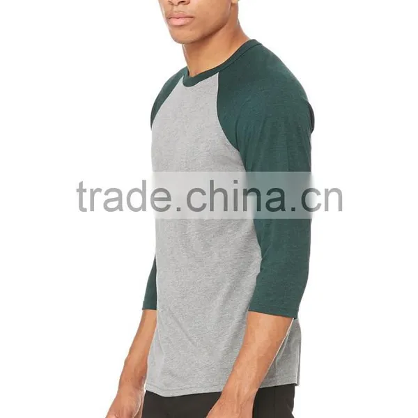 Men Fashion Baseball Jersey Wholesale Raglan T Shirt, Raglan Tees, Raglan T-shirt photo-3