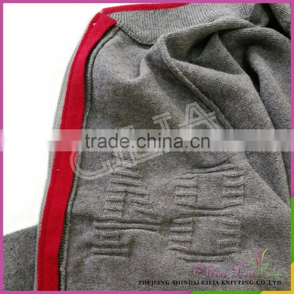 High Quality Custom Shaped Fashion 100% Cotton Kid Coat Sweater With Zipper photo-6